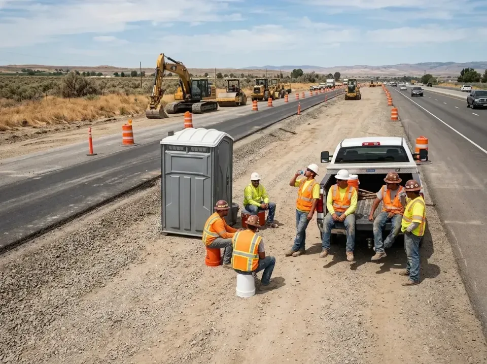 highway-road-construction-crew-007 — frequently asked questions, Porta Potty and Restroom Rentals in Lincoln Park, CO